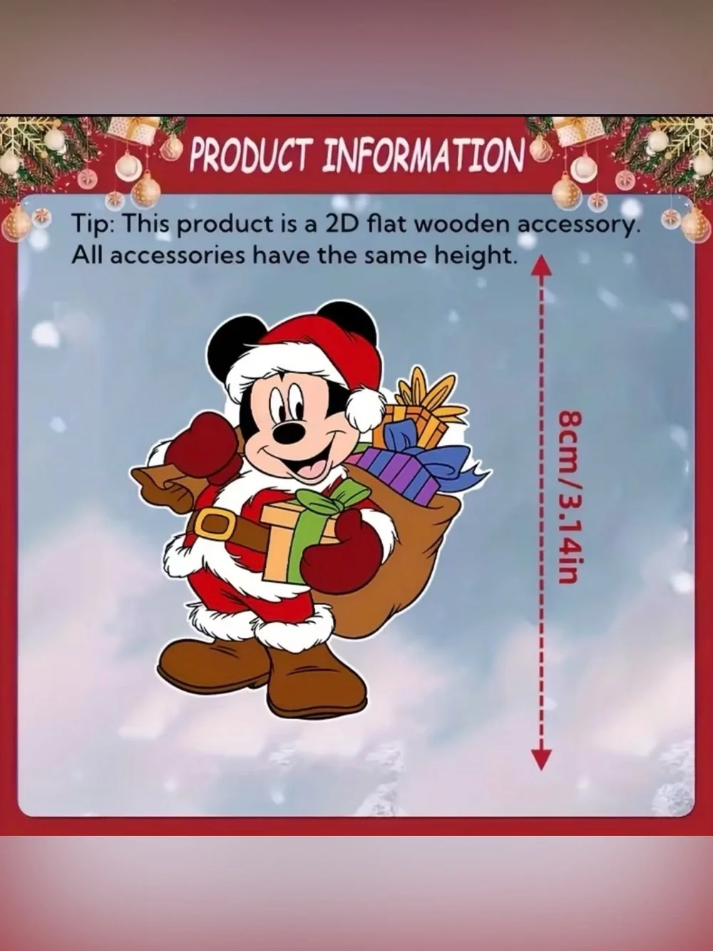 N/A wooden ornament